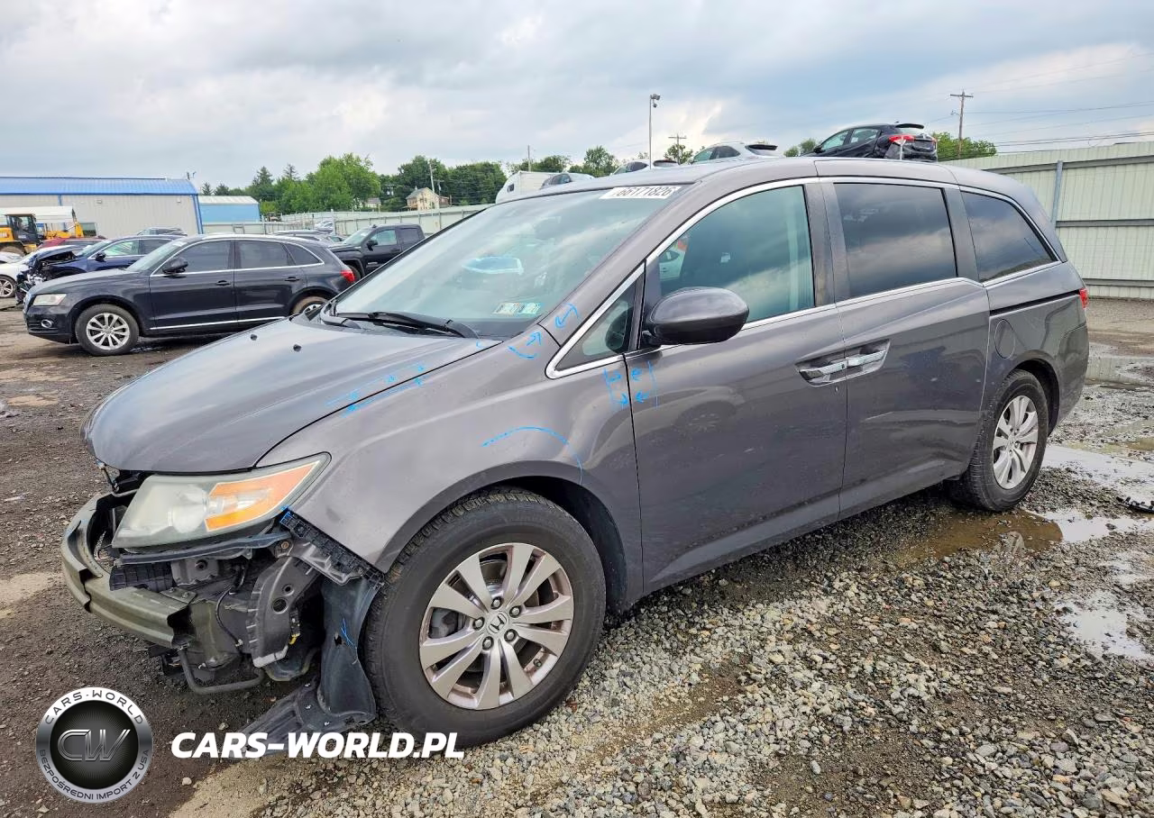 2016 Honda Odyssey Exl VIN:5FNRL5H61GB065374 - 1