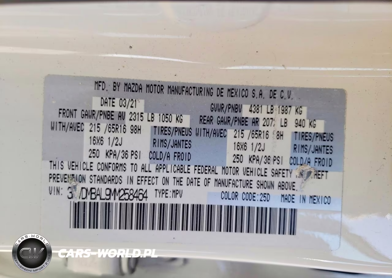 2021 Mazda Cx-30 VIN:3MVDMBAL9MM258464 - 13