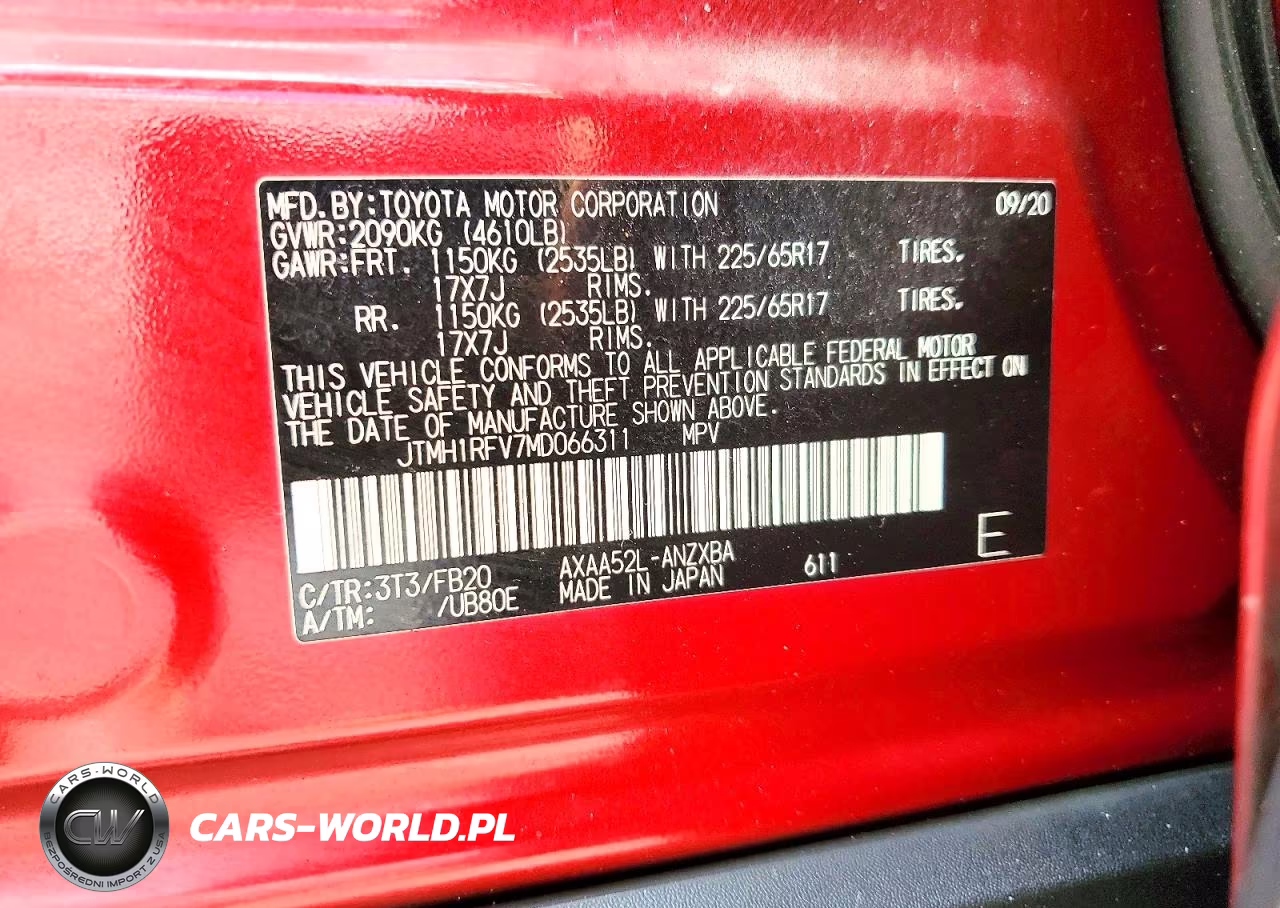 2021 Toyota Rav4 Le VIN:JTMH1RFV7MD066311 - 13