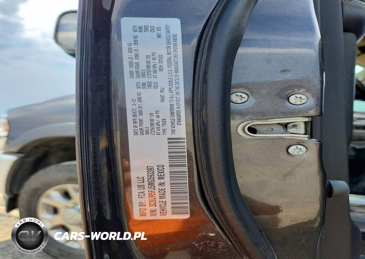 2021 Ram 2500 Laramie VIN:3C6UR5FJ5MG593397 - 12