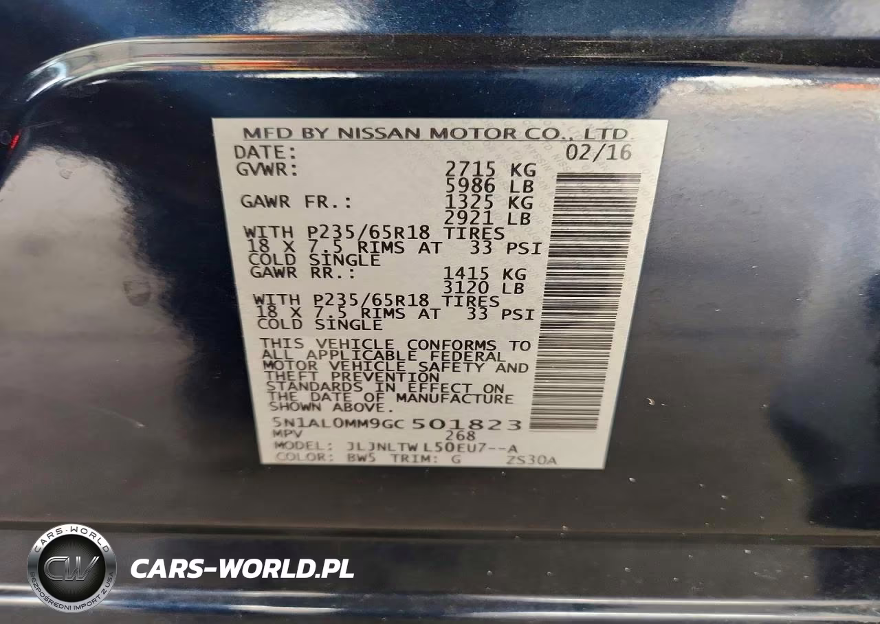 2016 Infiniti Qx60 Base VIN:5N1AL0MM9GC501823 - 13