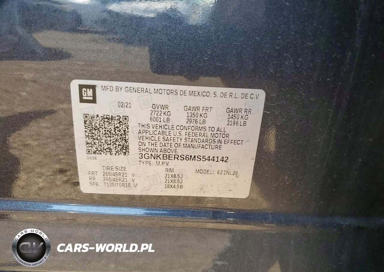 2021 Chevrolet Blazer Rs VIN:3GNKBERS6MS544142 - 13