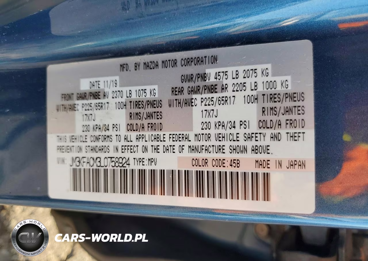 2020 Mazda Cx-5 Touring VIN:JM3KFACM3L0758924 - 13