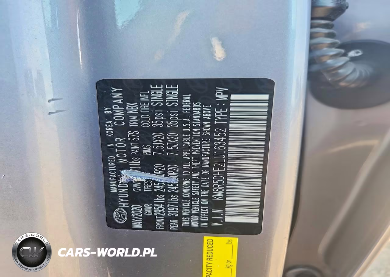 2020 Hyundai Palisade Limited VIN:KM8R5DHE2LU163452 - 12