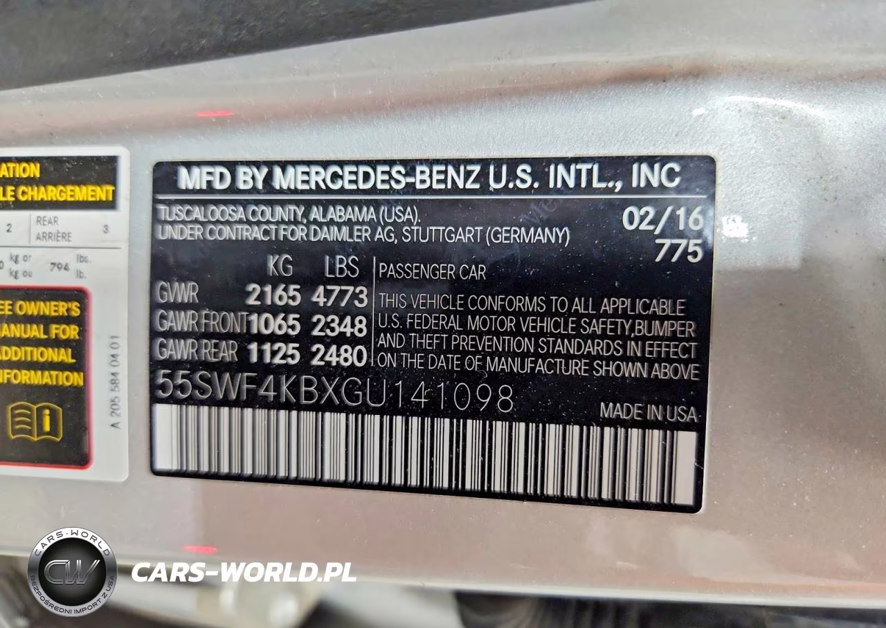 2016 Mercedes-Benz C 300 4Matic VIN:55SWF4KBXGU141098 - 12