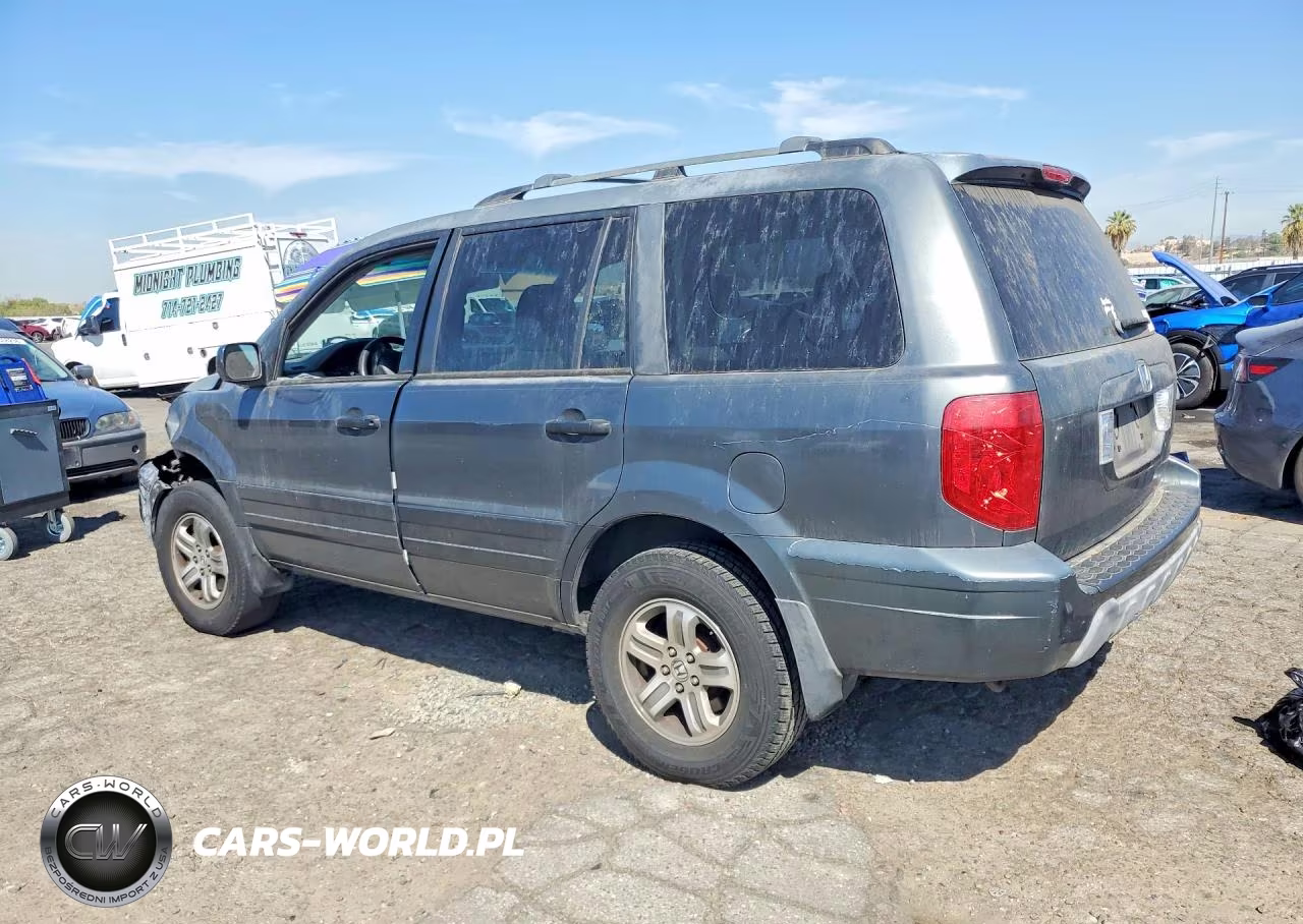2003 Honda Pilot Ex VIN:2HKYF18403H580288 - 2