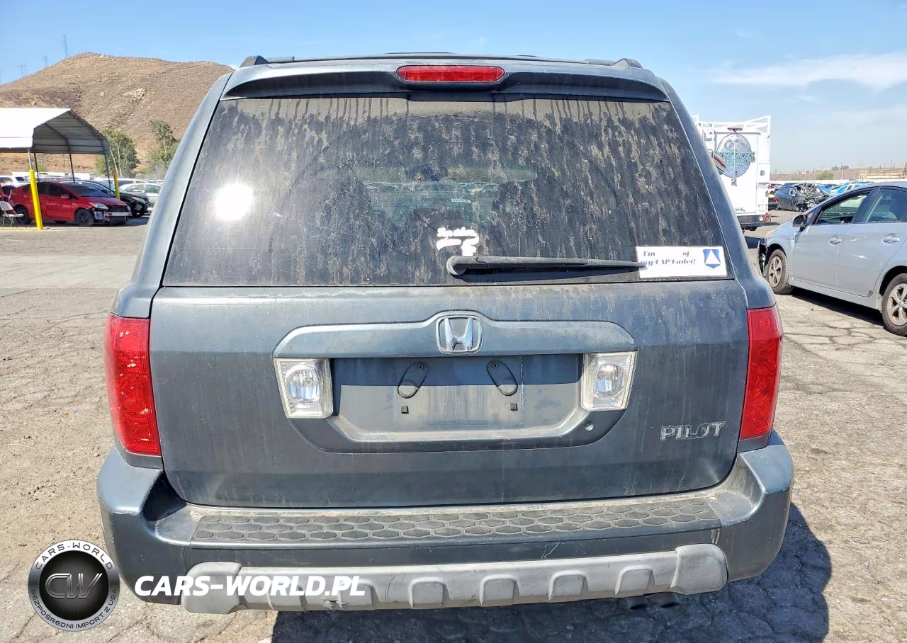 2003 Honda Pilot Ex VIN:2HKYF18403H580288 - 6
