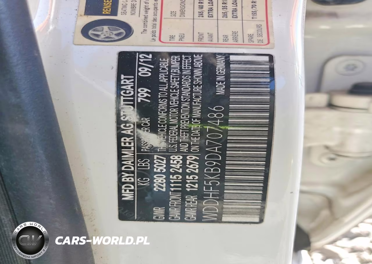 2013 Mercedes-Benz E 350 VIN:WDDHF5KB9DA707486 - 12