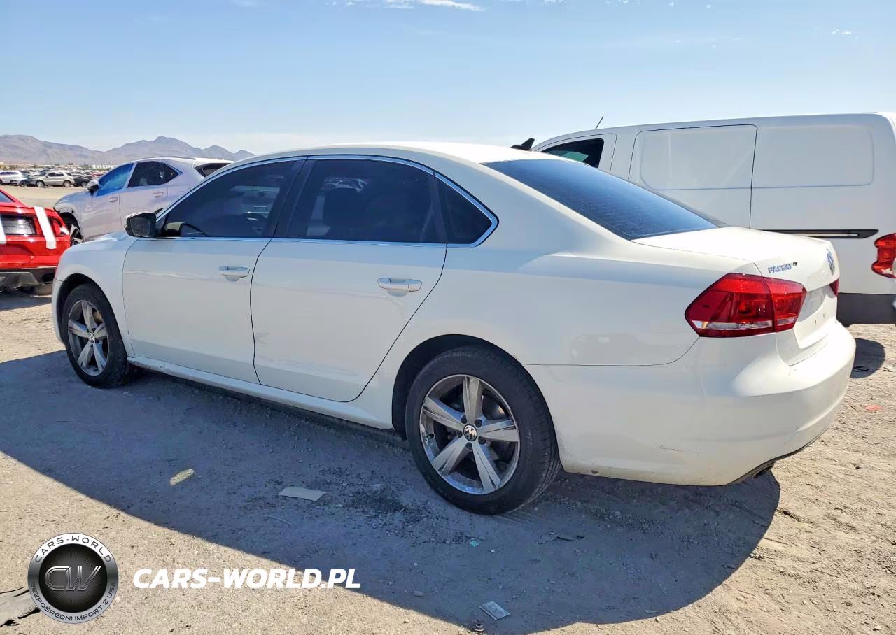 2013 Volkswagen Passat Se VIN:1VWBN7A37DC122609 - 2