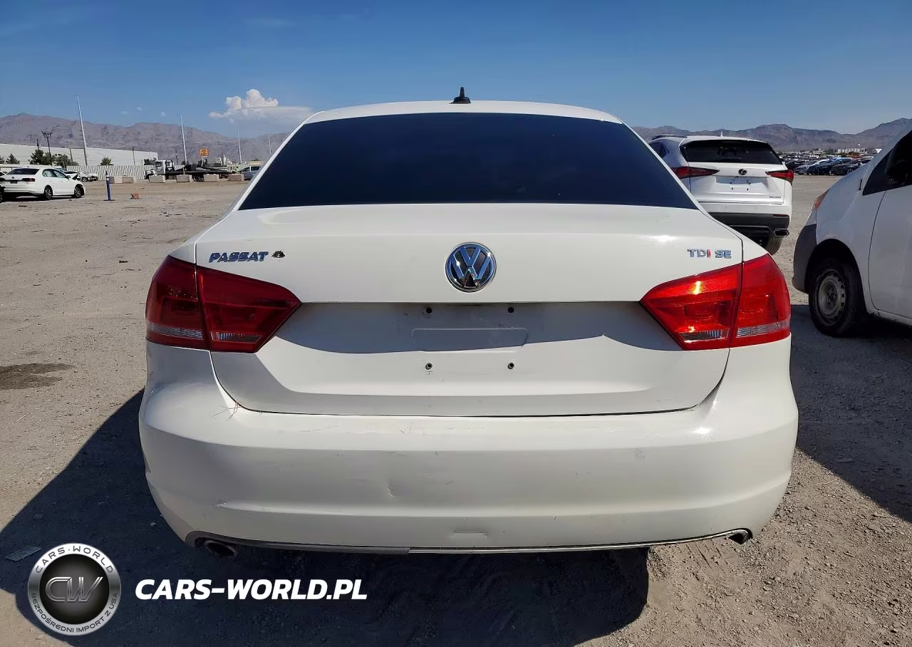 2013 Volkswagen Passat Se VIN:1VWBN7A37DC122609 - 6