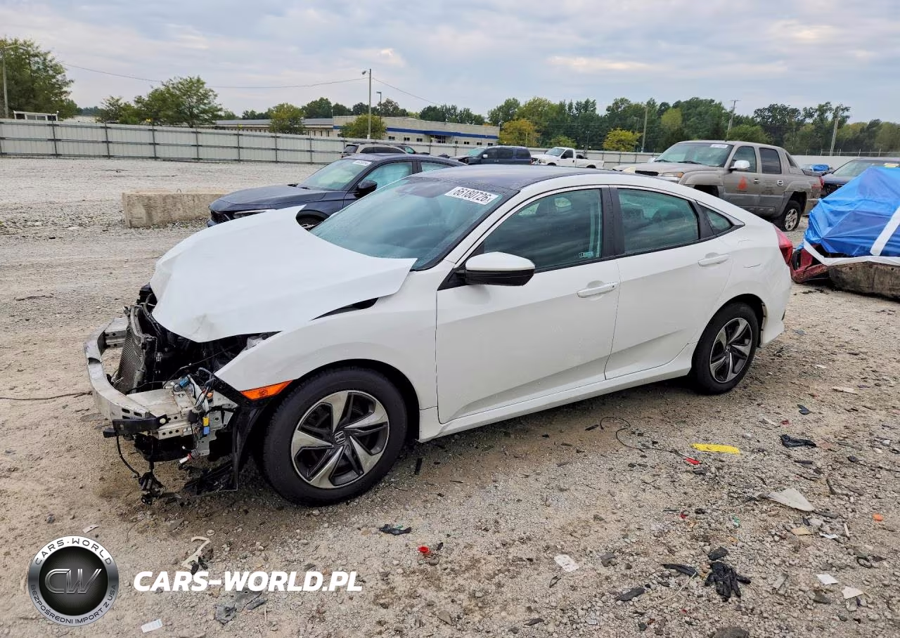 2019 Honda Civic Lx VIN:19XFC2F69KE032125 - 1