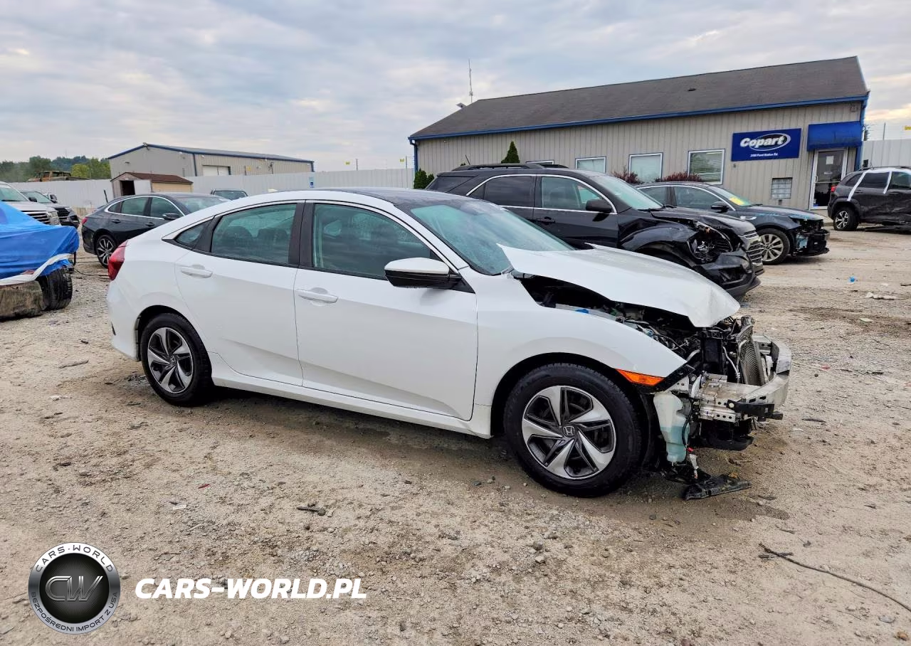 2019 Honda Civic Lx VIN:19XFC2F69KE032125 - 4