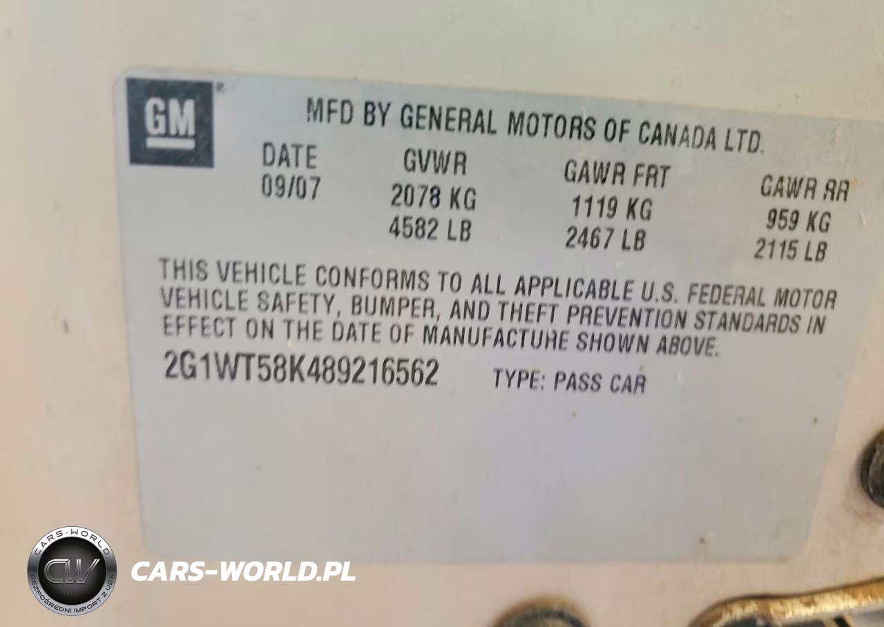 2008 Chevrolet Impala Lt VIN:2G1WT58K489216562 - 12