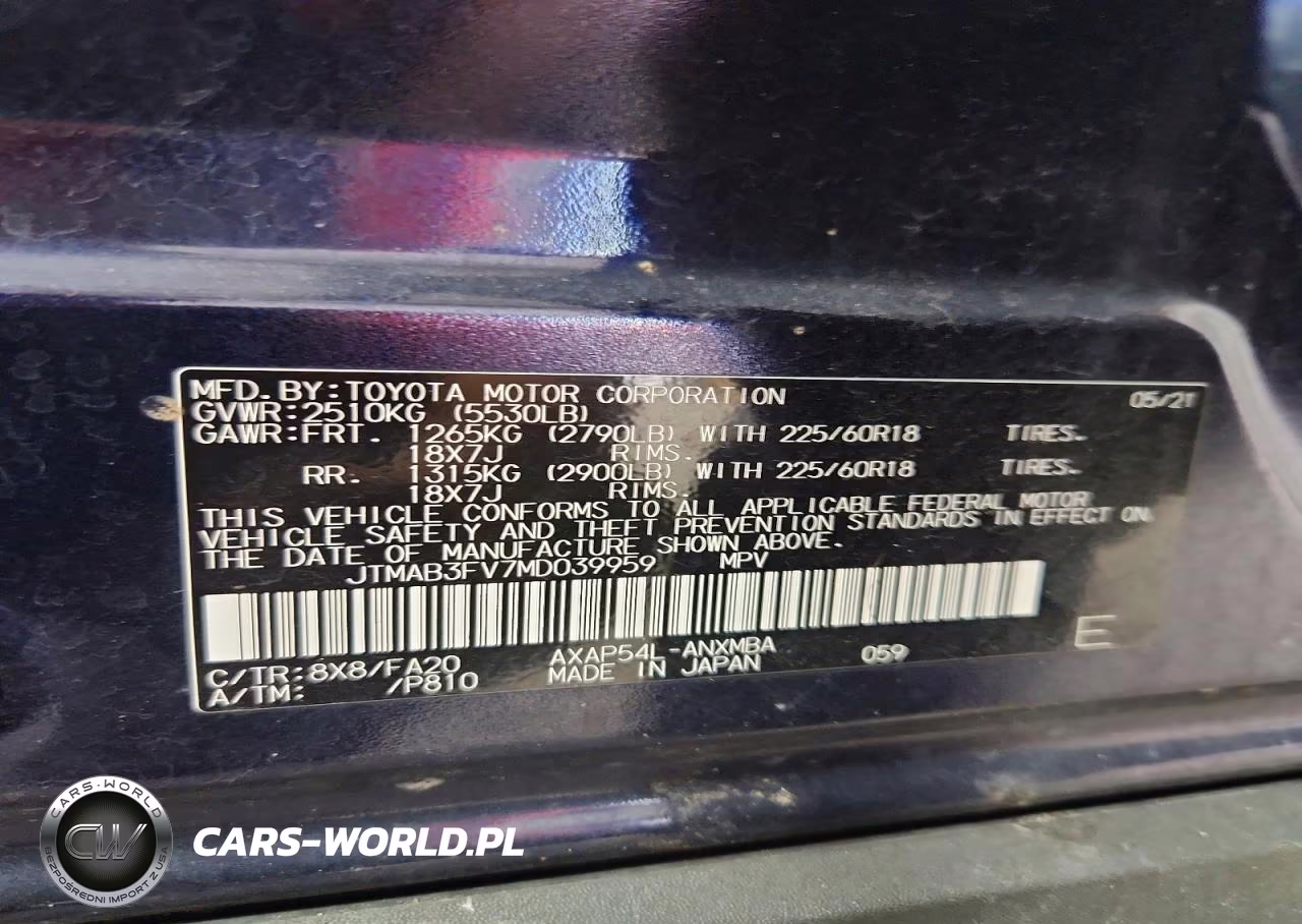 2021 Toyota Rav4 Prime Se VIN:JTMAB3FV7MD039959 - 12