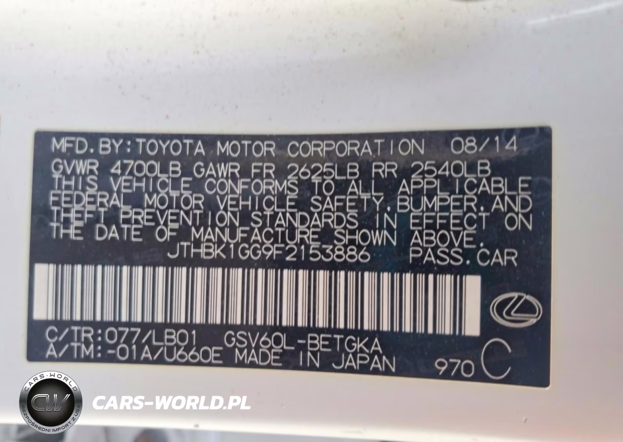 2015 Lexus Es 350 VIN:JTHBK1GG9F2153886 - 13