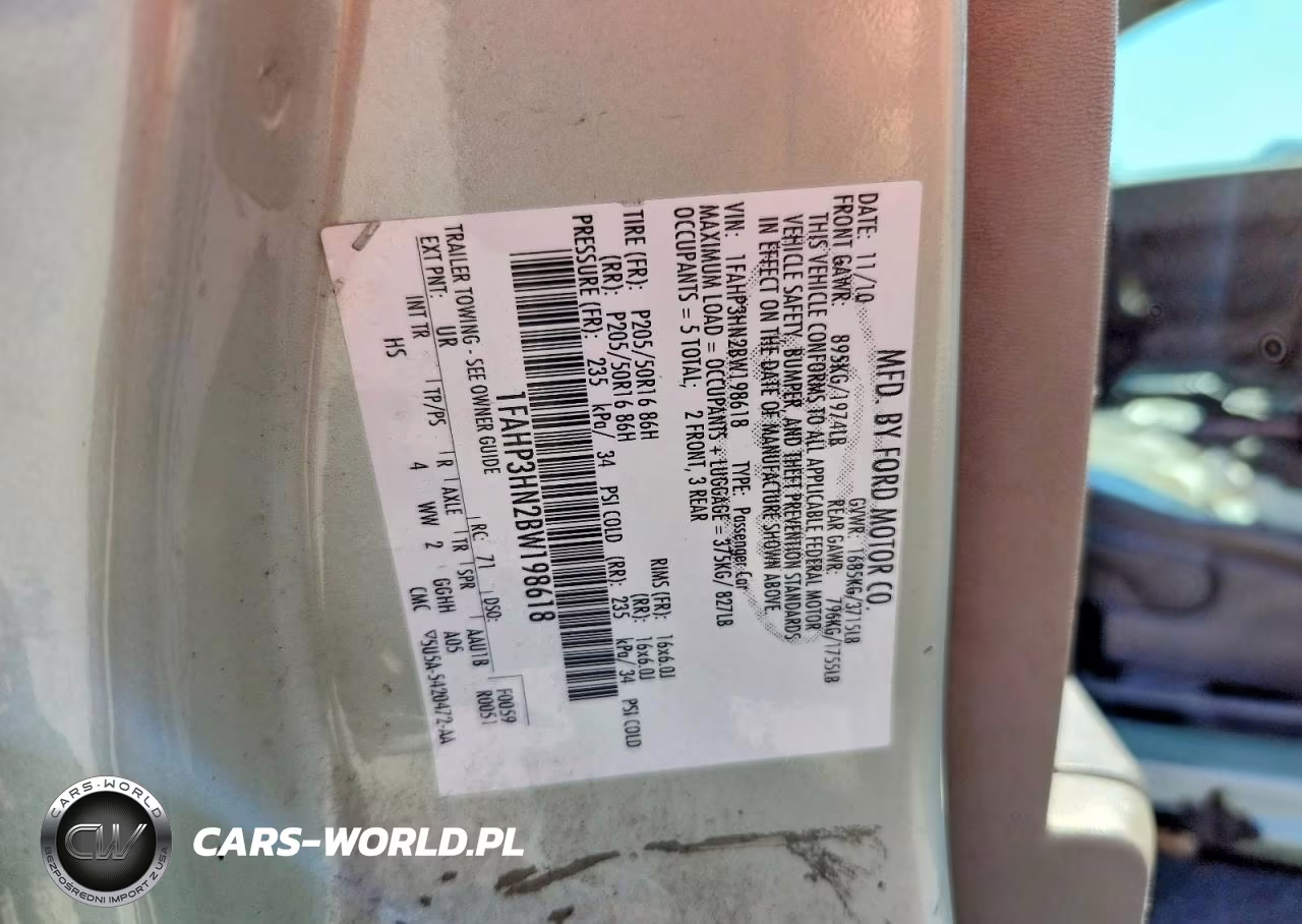 2011 Ford Focus Sel VIN:1FAHP3HN2BW198618 - 12