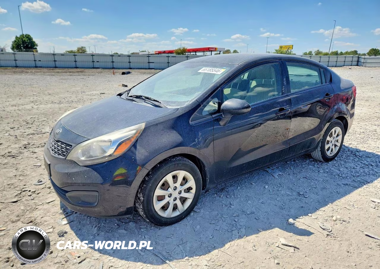 2013 Kia Rio Lx VIN:KNADM4A33D6134278 - 1