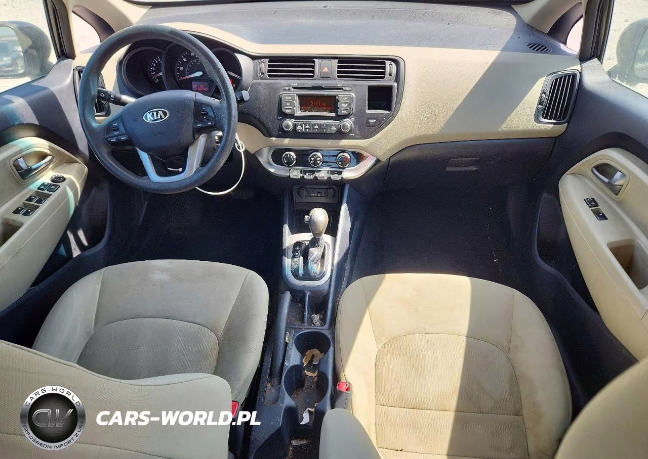 2013 Kia Rio Lx VIN:KNADM4A33D6134278 - 8