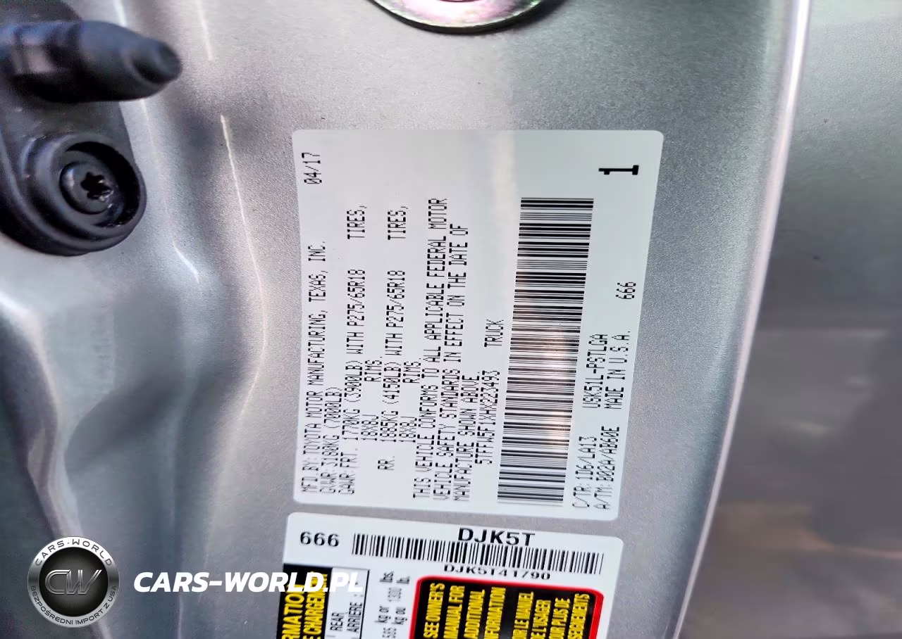 2017 Toyota Tundra Crewmax Limited VIN:5TFFW5F1XHX223493 - 13