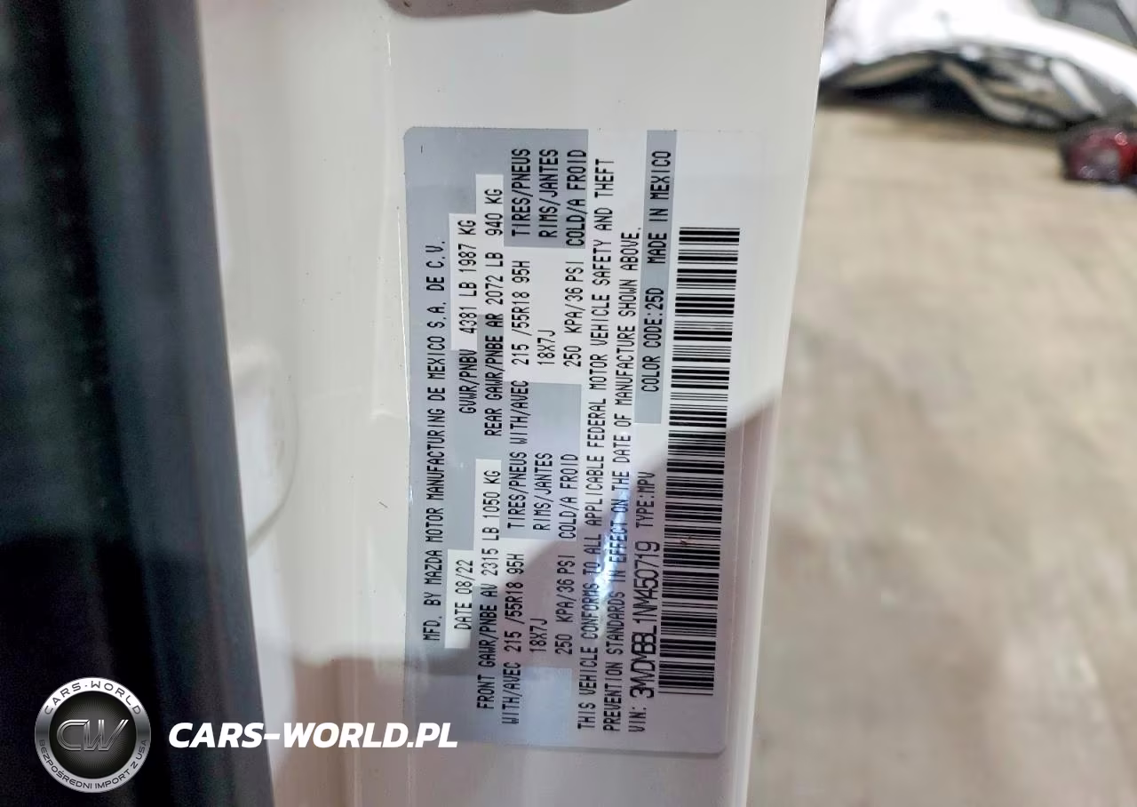 2022 Mazda Cx-30 Select VIN:3MVDMBBL1NM450719 - 14