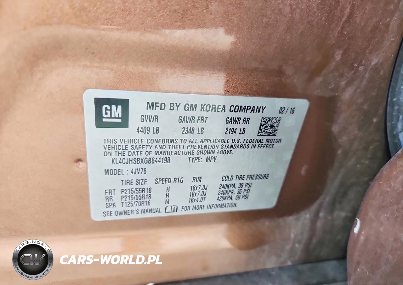 2016 Buick Encore Premium VIN:KL4CJHSBXGB644198 - 12
