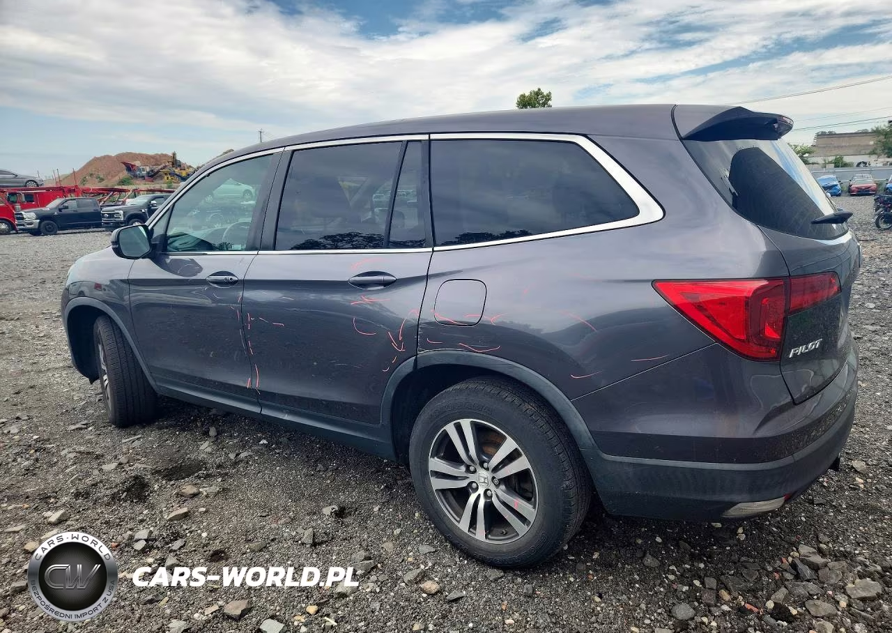 2018 Honda Pilot Exl VIN:5FNYF6H51JB017736 - 2