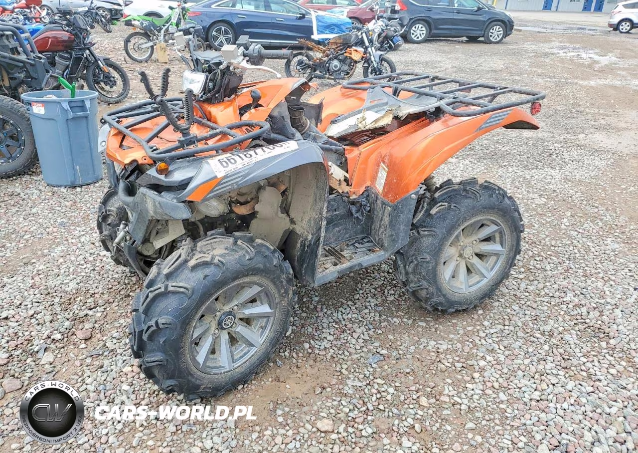 2021 Yamaha Grizzly 700 Atv VIN:5Y4AMK235MA108374 - 2
