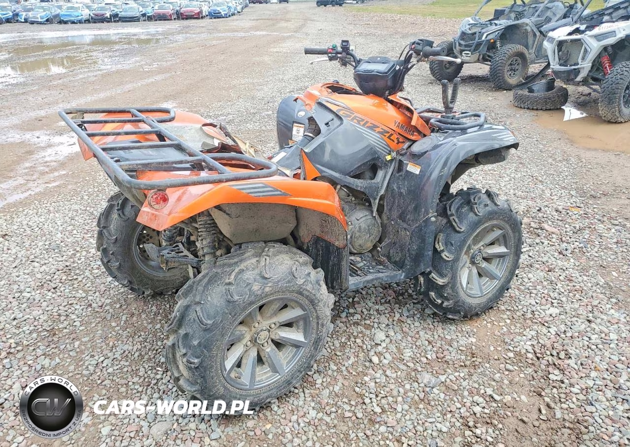 2021 Yamaha Grizzly 700 Atv VIN:5Y4AMK235MA108374 - 4