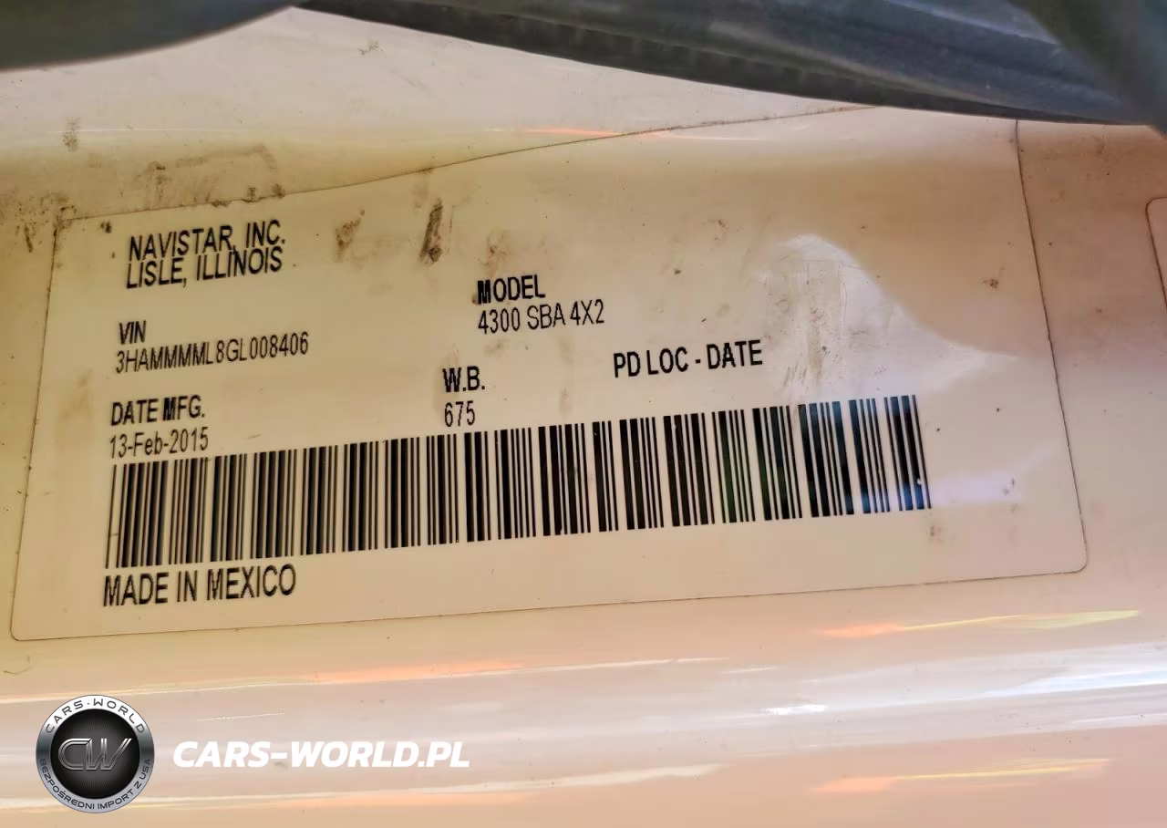 2016 International 4000 4300 VIN:3HAMMMML8GL008406 - 13