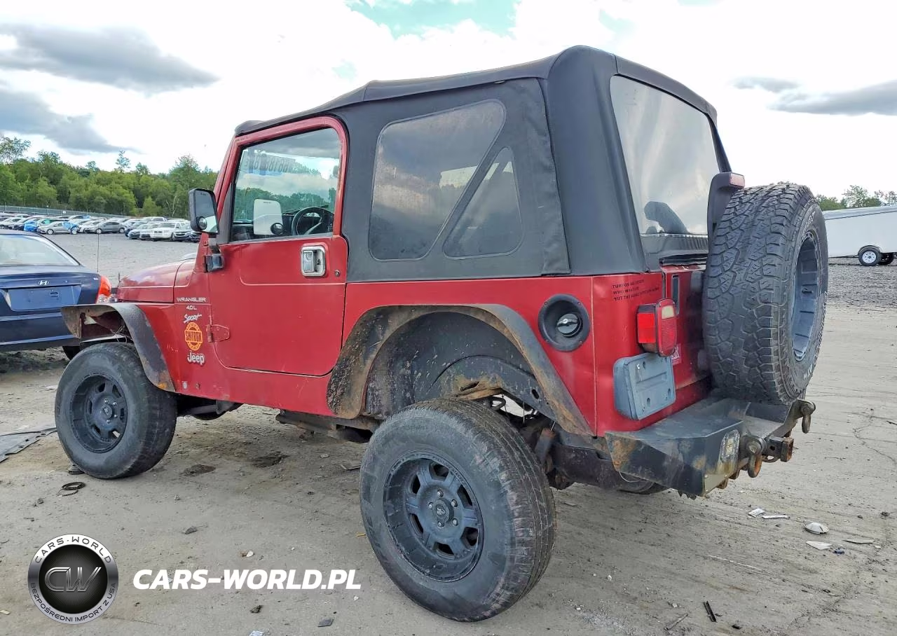 1999 Jeep Wrangler - Tj Sport VIN:1J4FY19S5XP401035 - 2