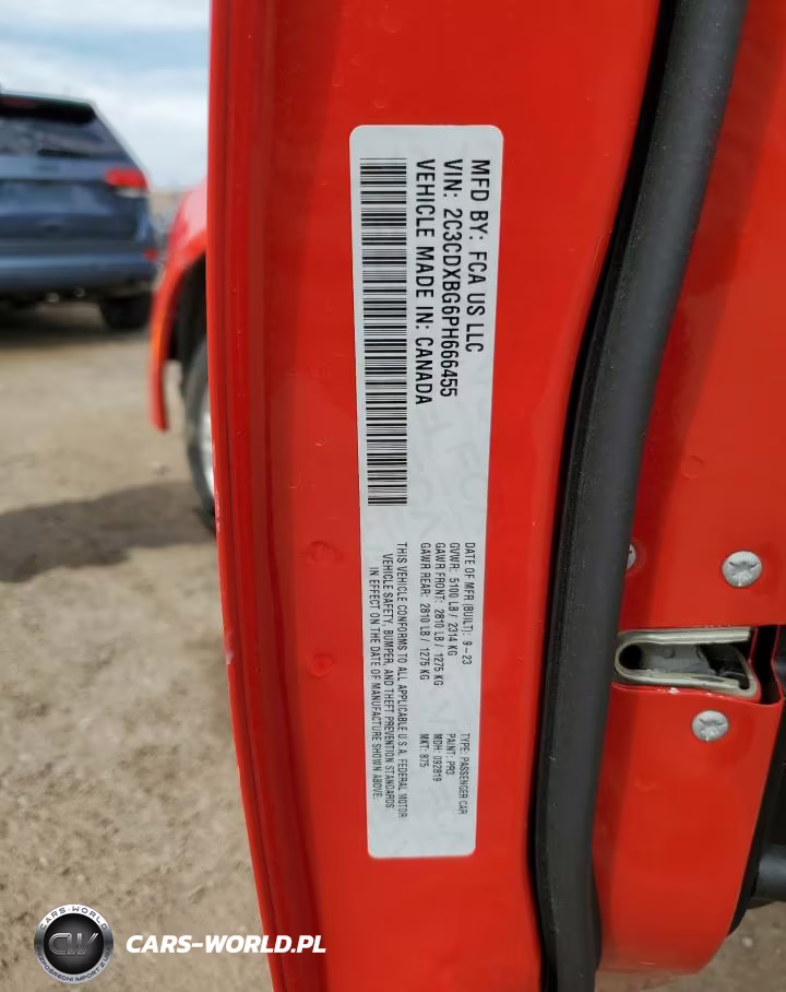 2023 Dodge Charger Sxt VIN:2C3CDXBG6PH666455 - 13