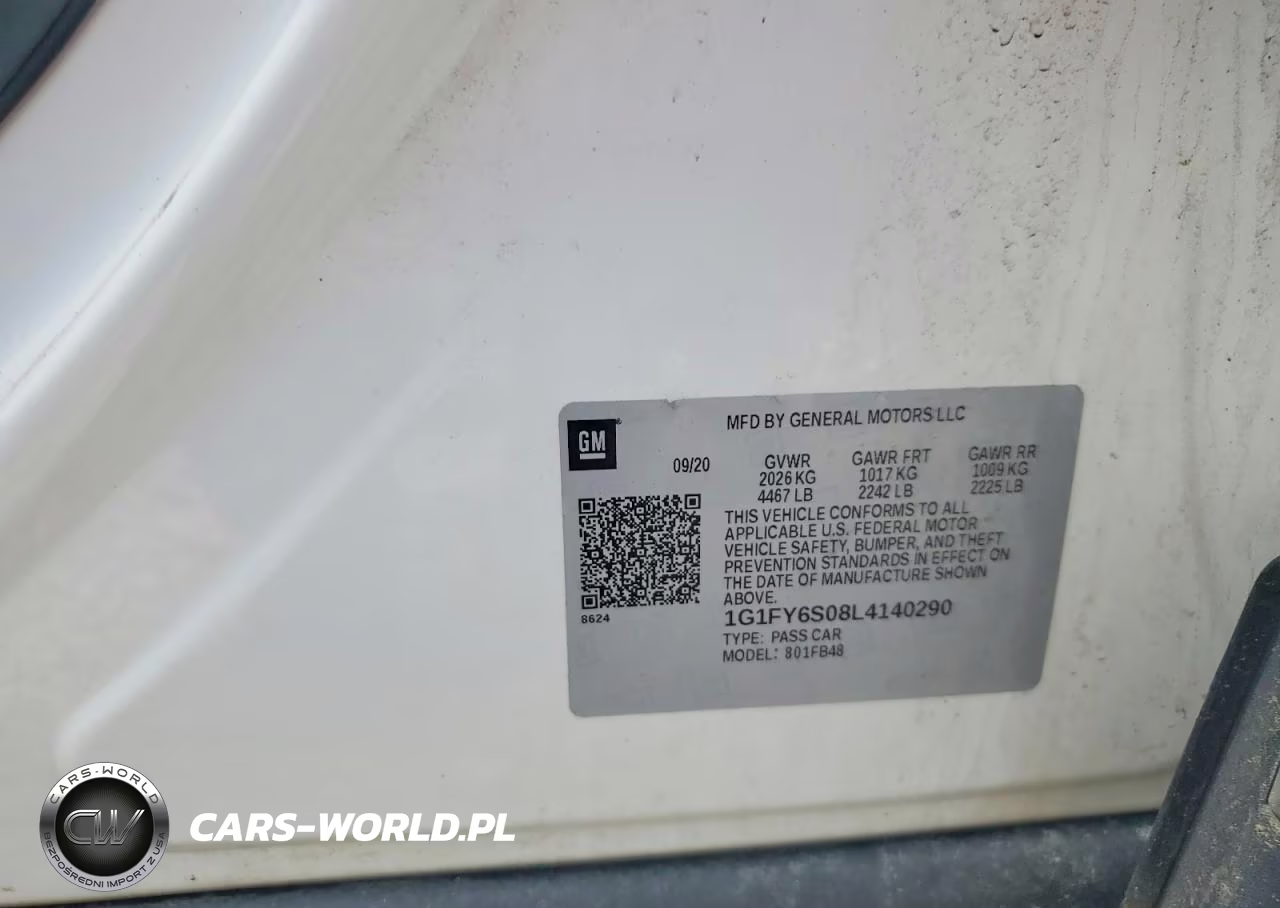2020 Chev Bolt Ev Lt VIN:1G1FY6S08L4140290 - 14
