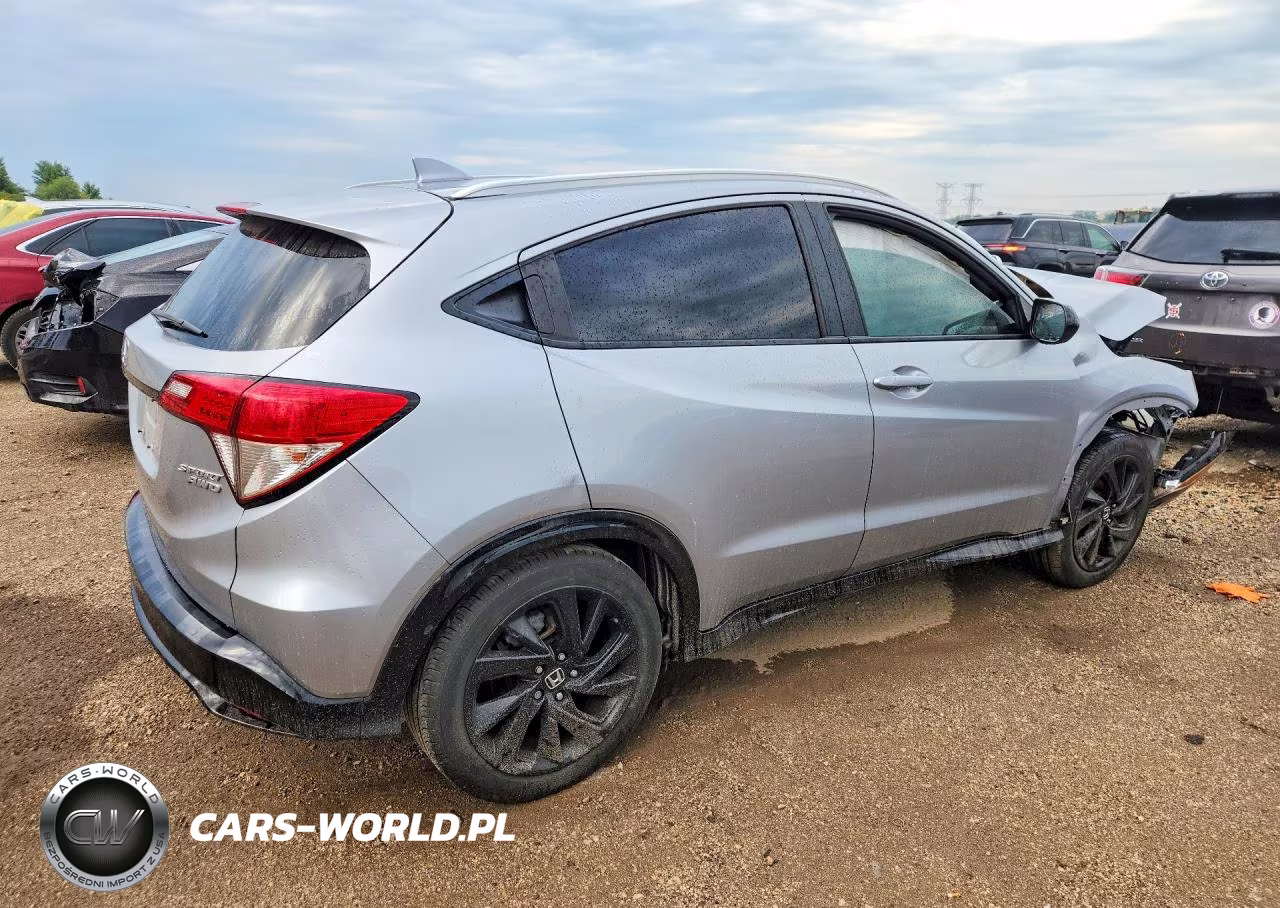 2022 Honda Hr-V Sport VIN:3CZRU6H11NM728307 - 3