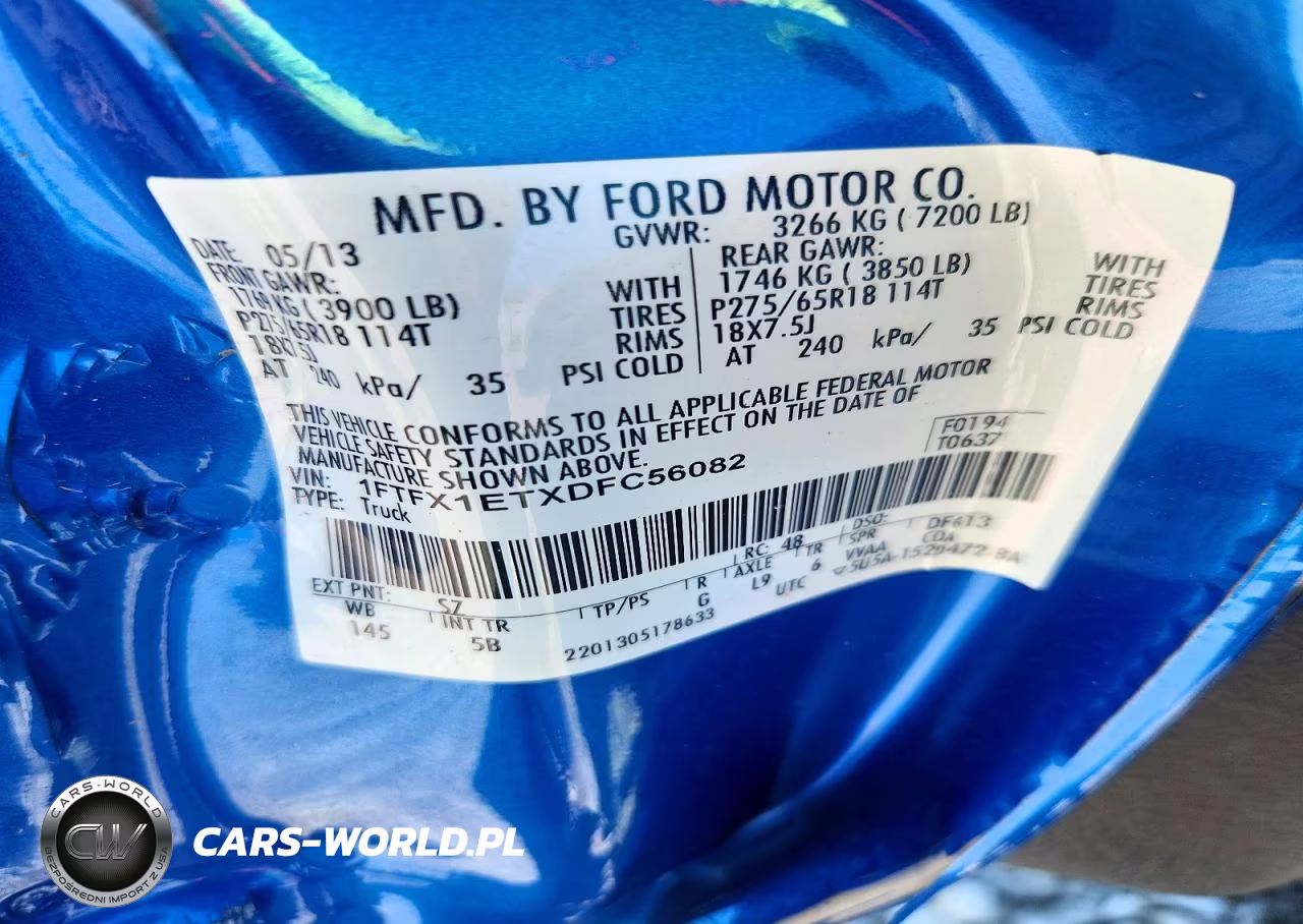 2013 Ford F150 Super Cab VIN:1FTFX1ETXDFC56082 - 12