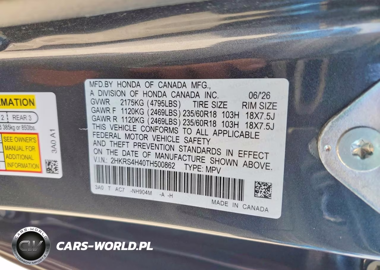 2026 Honda Cr-V Ex VIN:2HKRS4H40TH500862 - 13