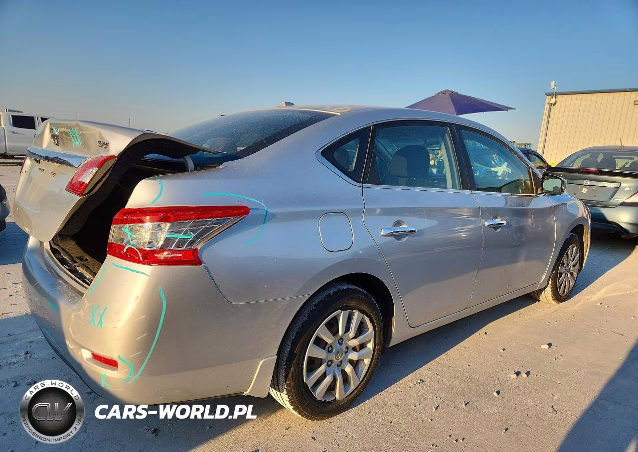 2015 Nissan Sentra Sv VIN:3N1AB7AP9FY319532 - 3