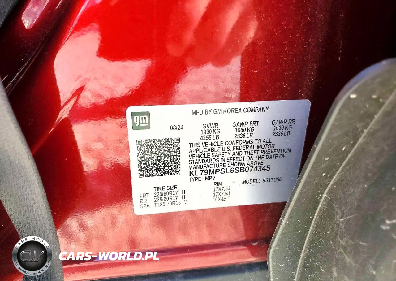 2025 Chevrolet Trailblazer Lt VIN:KL79MPSL6SB074345 - 13