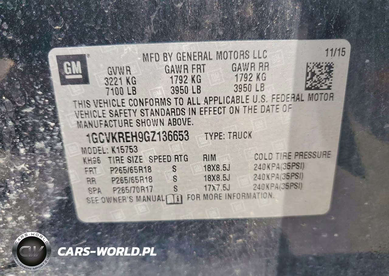 2016 Chevrolet Silverado K1500 Lt VIN:1GCVKREH9GZ136653 - 12