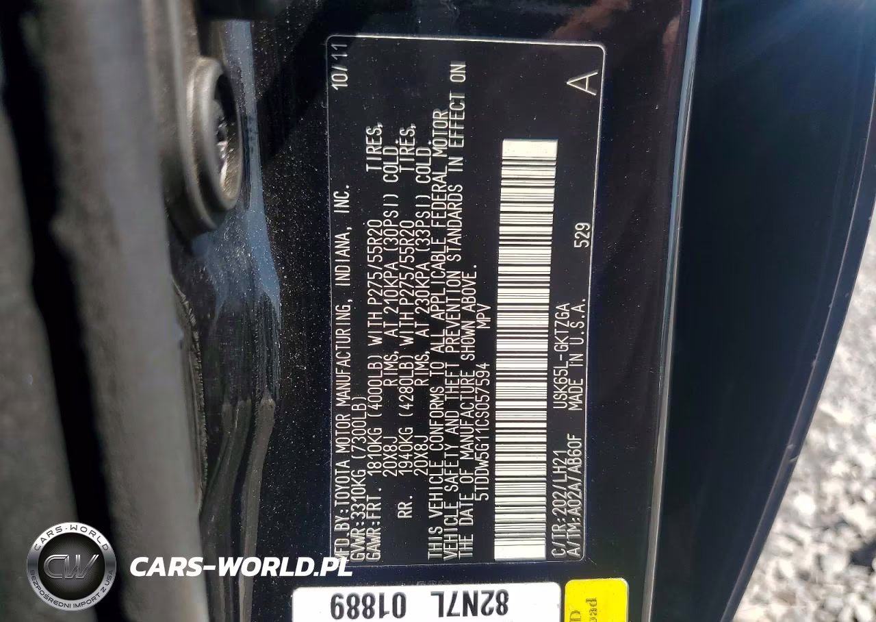 2012 Toyota Sequoia Platinum VIN:5TDDW5G11CS057594 - 14