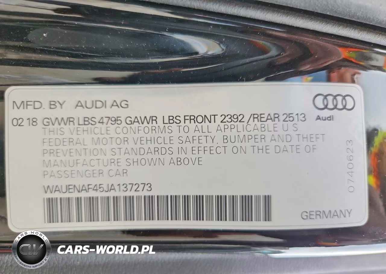 2018 Audi A4 Premium Plus VIN:WAUENAF45JA137273 - 12