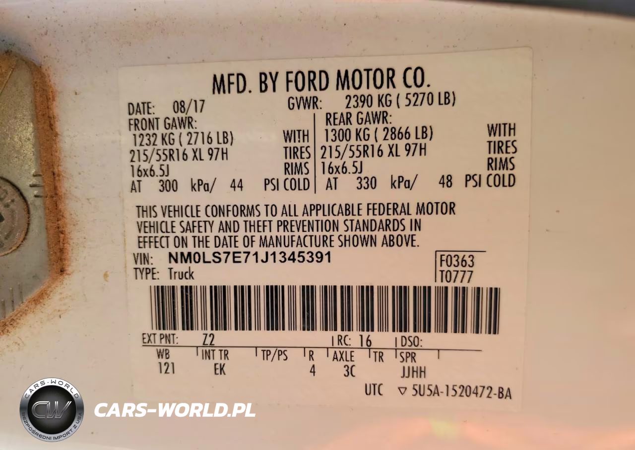 2018 Ford Transit Connect Xl Delivery Van VIN:NM0LS7E71J1345391 - 14