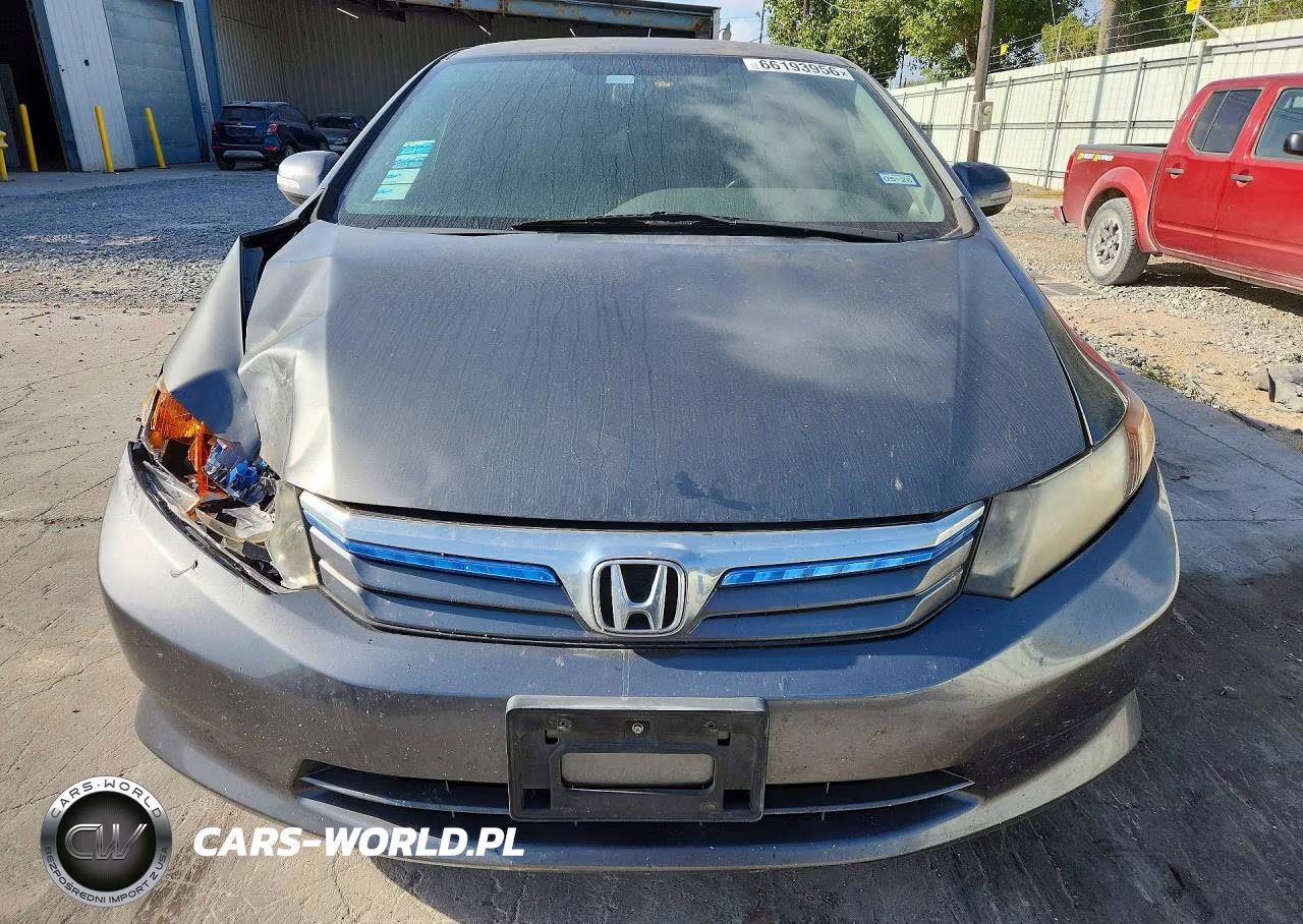 2012 Honda Civic Hybrid VIN:JHMFB4F2XCS010692 - 5