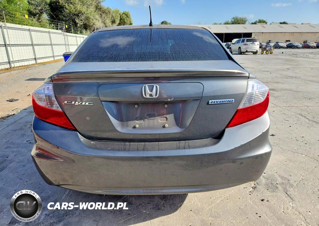 2012 Honda Civic Hybrid VIN:JHMFB4F2XCS010692 - 6