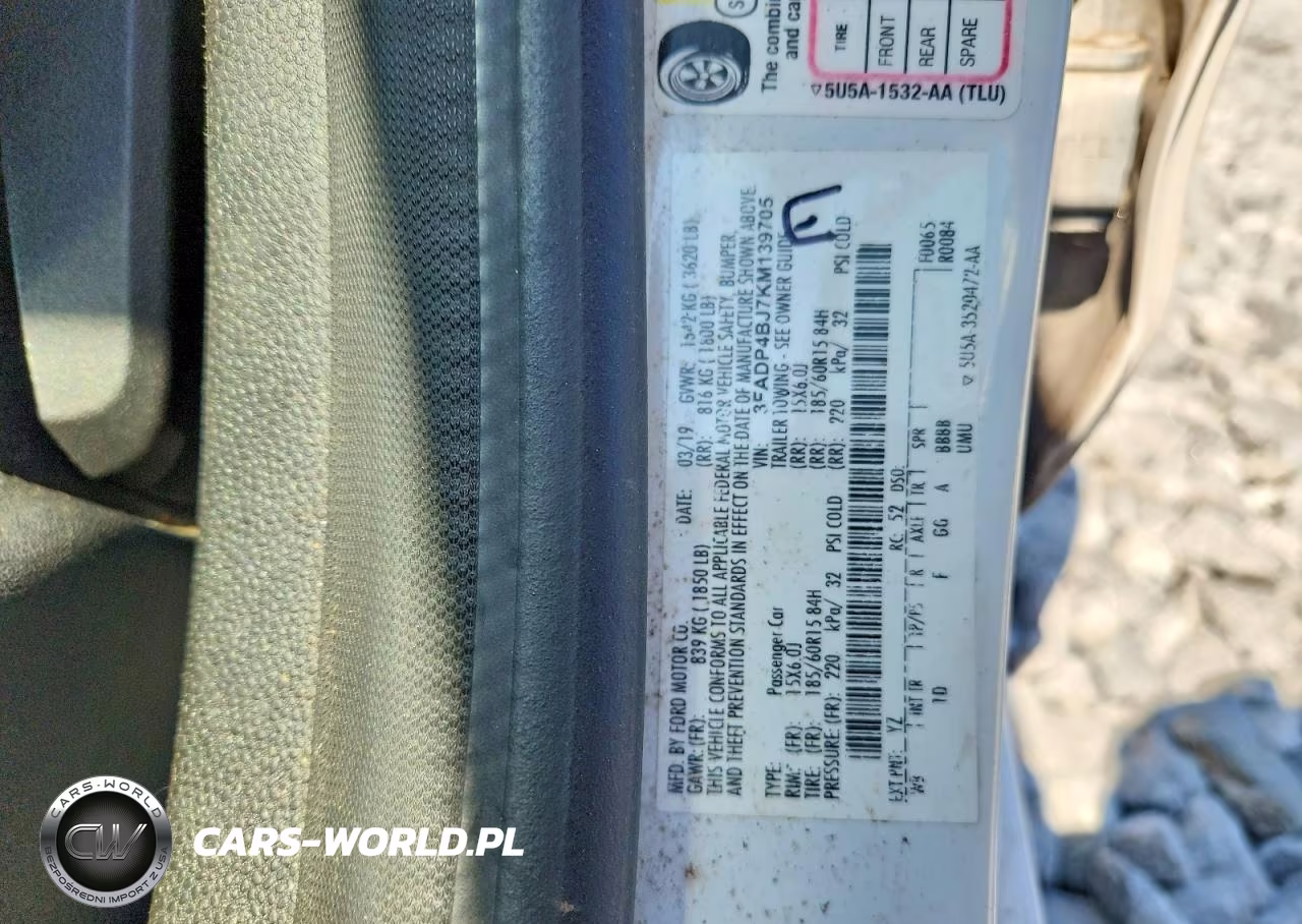 2019 Ford Fiesta Se VIN:3FADP4BJ7KM139705 - 12
