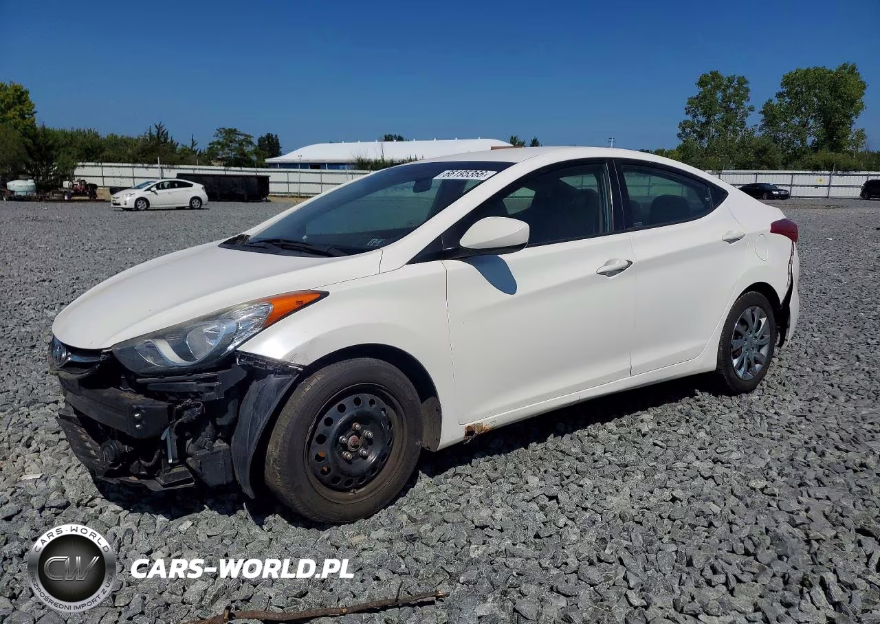 2012 Hyundai Elantra Gls VIN:5NPDH4AE7CH134099 - 1