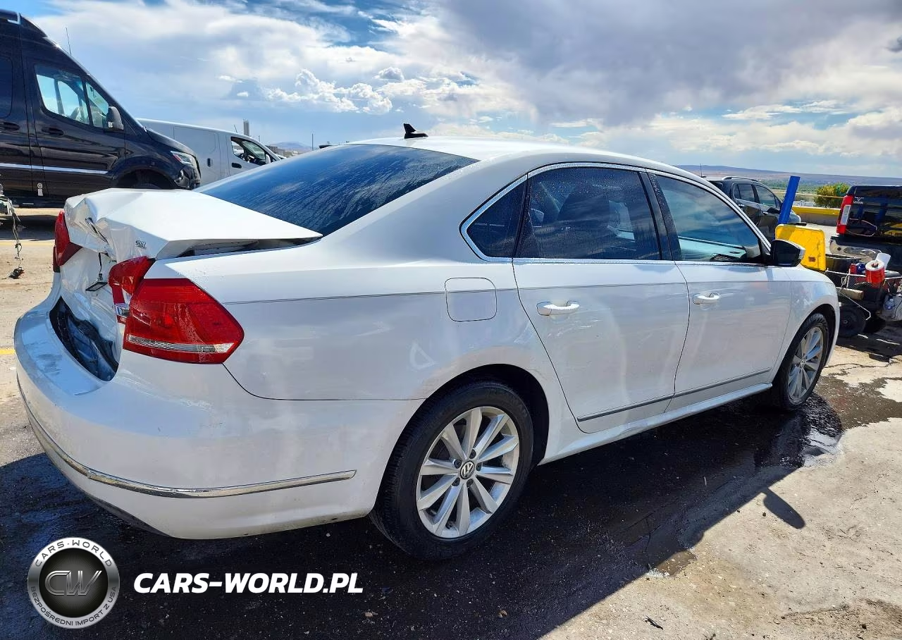2012 Volkswagen Passat Sel VIN:1VWCP7A36CC078115 - 3