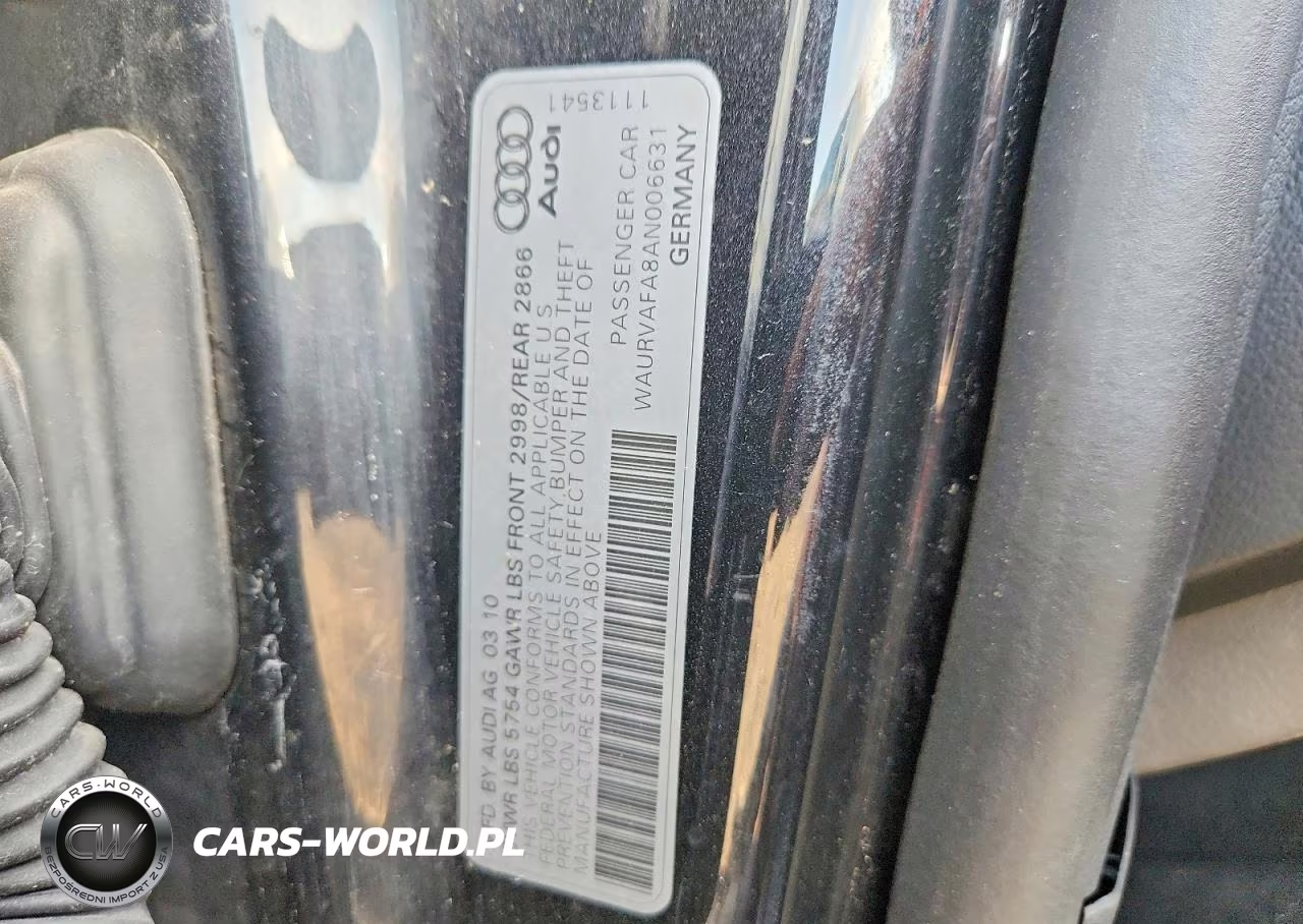 2010 Audi A8 Quattro VIN:WAURVAFA8AN006631 - 12