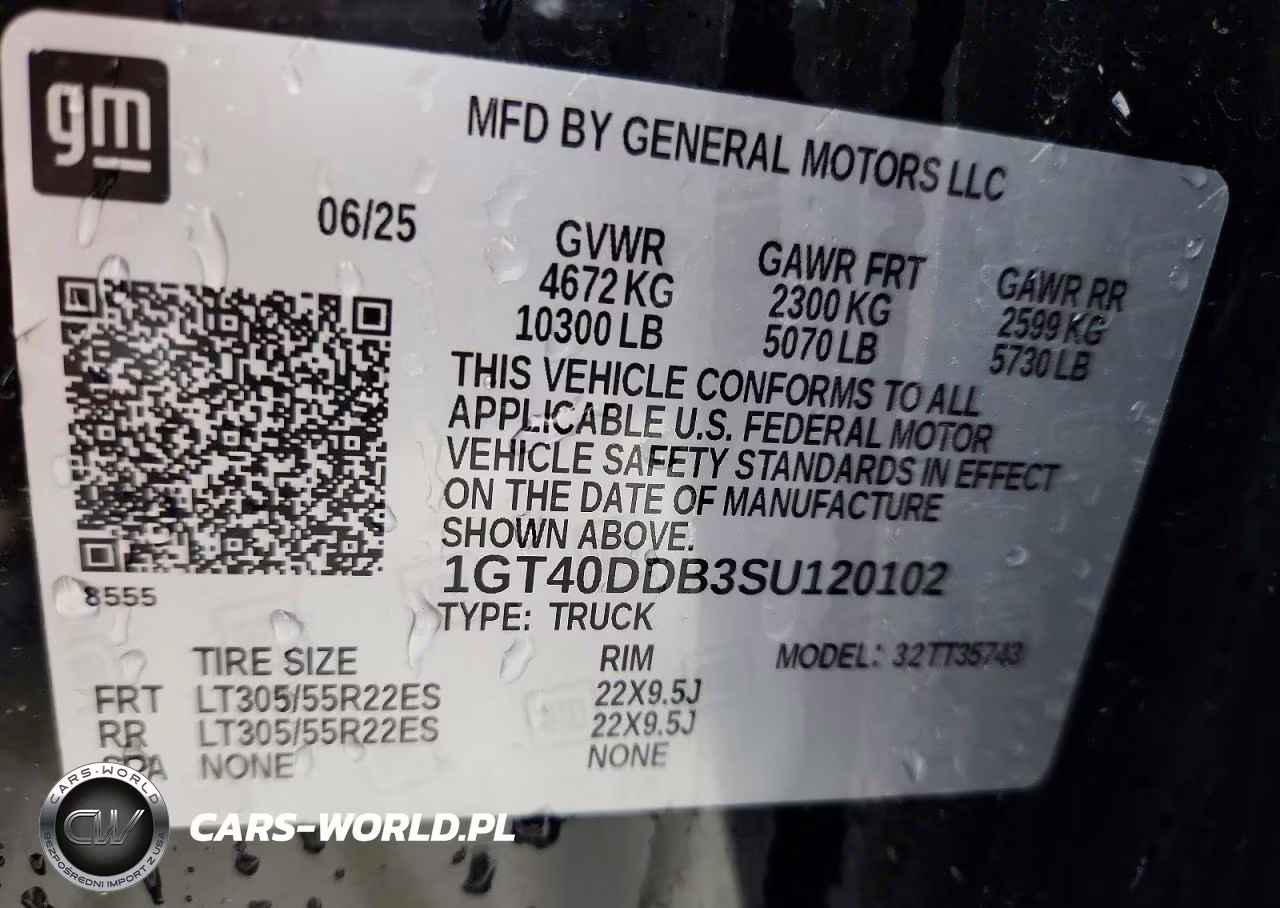 2025 GMC Hummer Pickup 3X VIN:1GT40DDB3SU120102 - 12