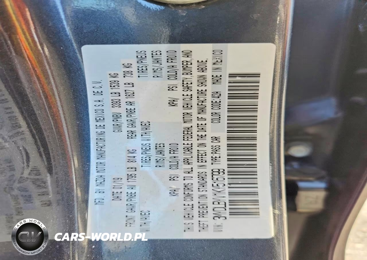 2019 Toyota Yaris Xle VIN:3MYDLBYV1KY516799 - 12
