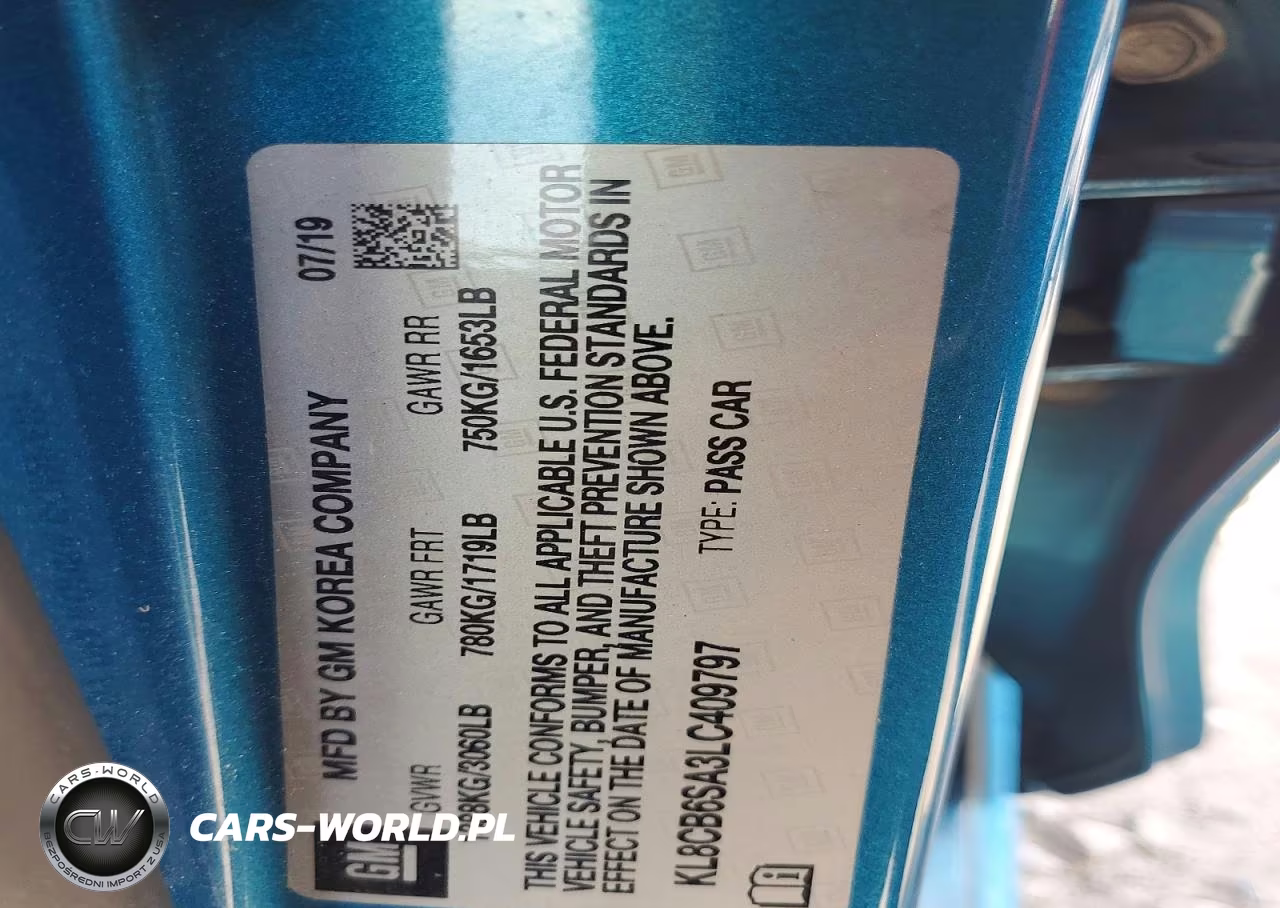 2020 Chevrolet Spark Ls VIN:KL8CB6SA3LC409797 - 13